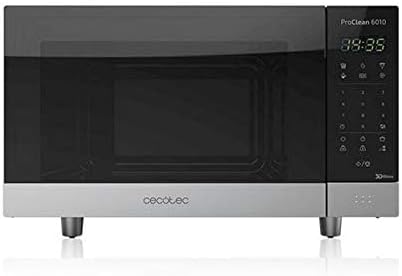 Cecotec Mikrowelle Pro Clean 6110. 800 W, Grill 1000 W, 23 L, Ready 2 Clean Beschichtung 3D Wave Fro