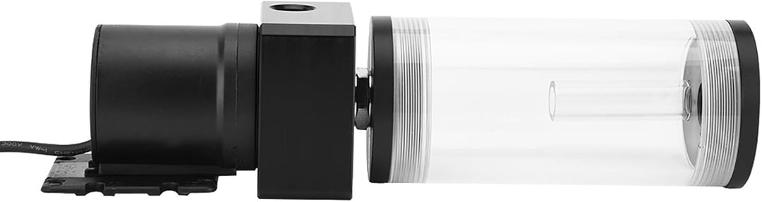Lazmin DIY PC Wasserkühlsystem Wasserpumpe, Acryl Computer LED Wasserkühltank Zylinderbehälter 19W P