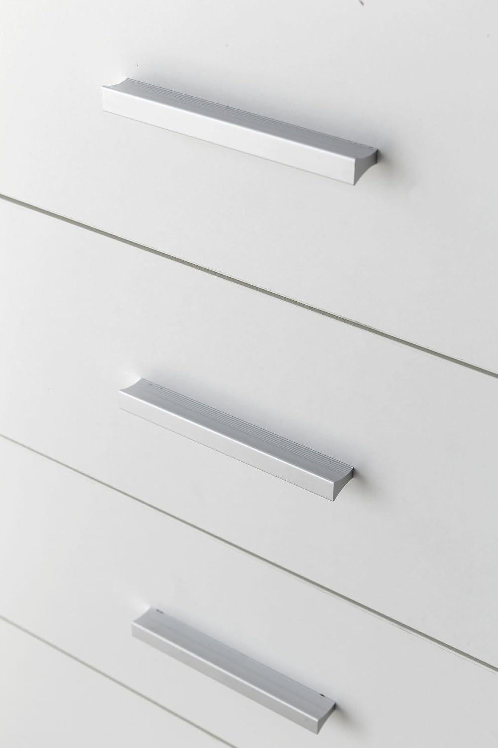 Rollcontainer WL5.748 40 x 70,5 x 33 cm Weiss | Schreibtisch-Container Rollschrank 4 Schubladen | Mo