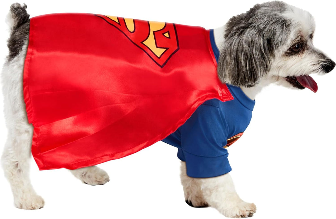 DC Comics Haustierkostüm Superman, gross Large (Pack of 1), Large (Pack of 1)