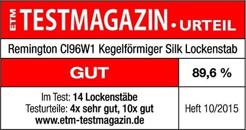 Remington Lockenstab [kegelförmig 13-25mm] Silk Digital (hochwertige Keramikbeschichtung mit Seidenp