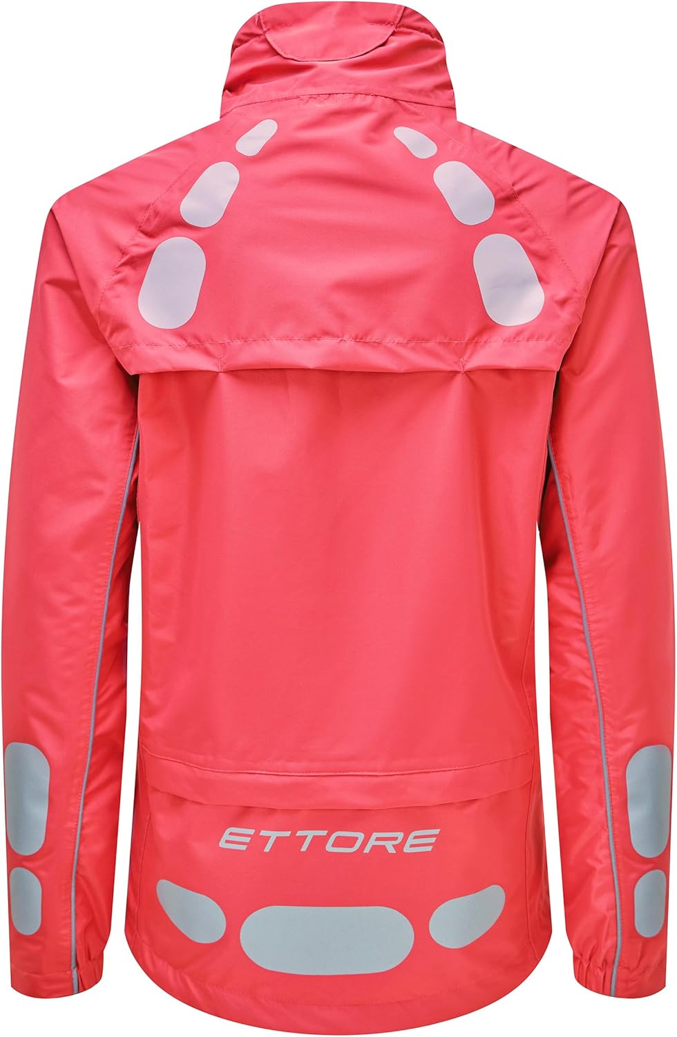 Damen Radsportjacke wasserdicht atmungsaktiv High-Vis - Gelb - Night Eagle, Rosa