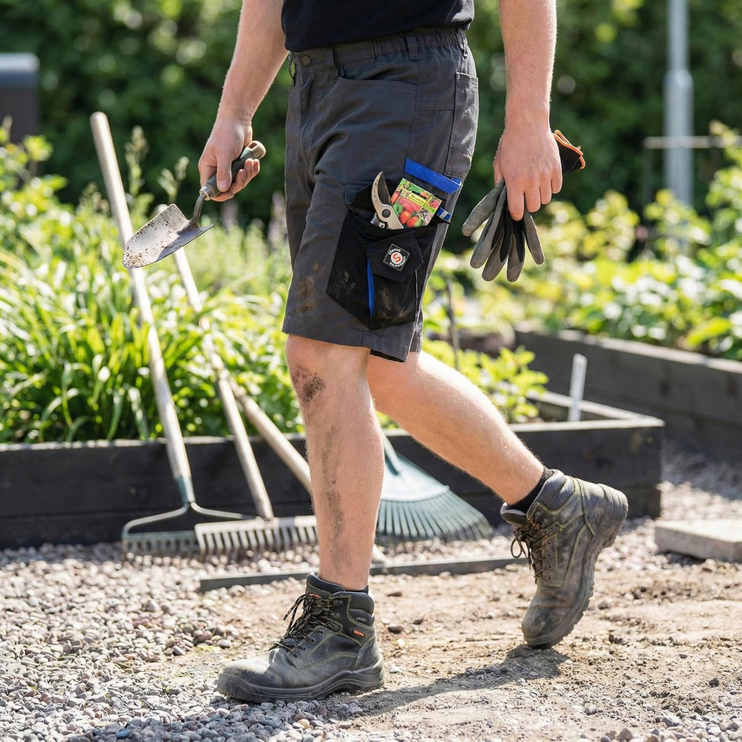 Prisma Arbeitsshorts - Kurze Arbeitshose Herren - Kurze Arbeitshosen Herren - Herren Cargohose Kurz