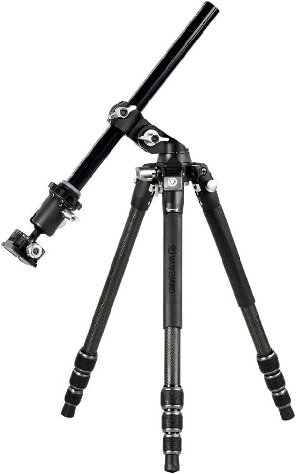 Vanguard VEO3T+ 264CB - Dreibein-Reisestativ, Makrostativ & Monopod aus Carbon - Multi-Mount fähig -
