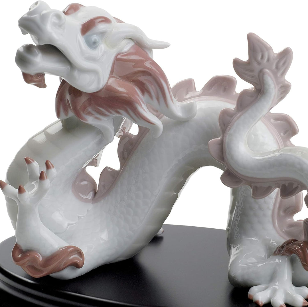 LLADRÓ Figur Chinesischer Drachen. Drachen. Porzellan.