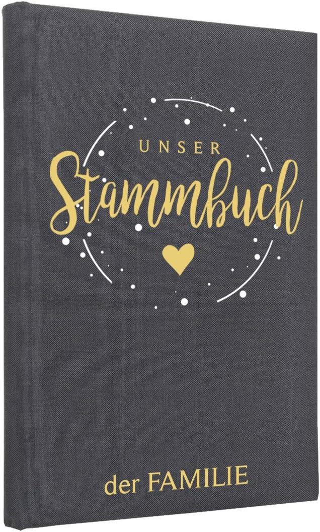 Hochzeitideal Stammbuch der Familie Corella Farbe Einband dunkelgrau
