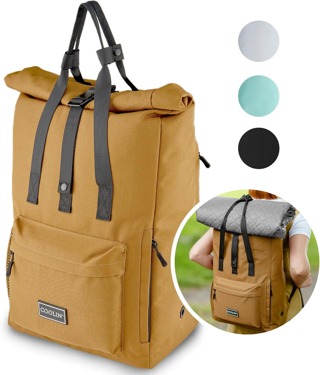 Coolin' Kühlrucksack 30L | Rucksack mit Kühlfach für Bier, Picknick, Getränke & Co | Kühltasche als