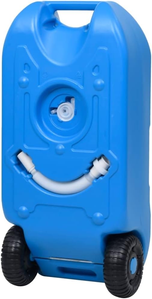 vidaXL Camping Wassertank mit Rollen Wohnwagen Wohnmobil Roll Tank Abwasser Behälter Frischwasser Wa