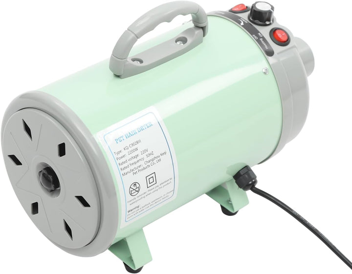 Hundefön Blower mit 4 Düsen - 2200W Profi Blower Hund, Leiser Hundepflege Trockner Gebläse für Hunde