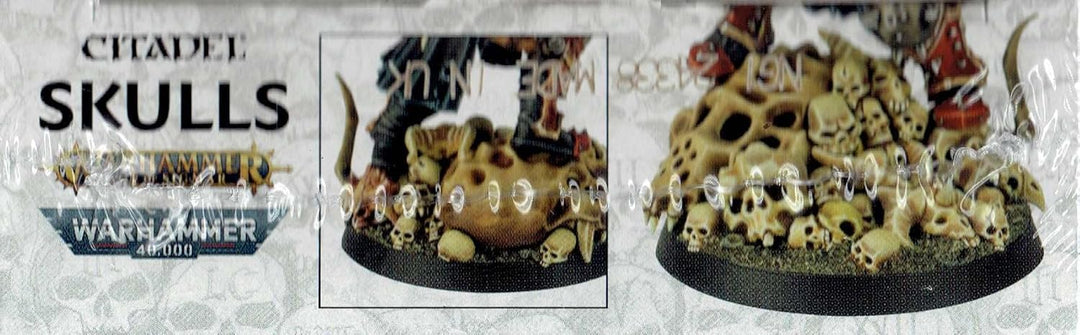 Games Workshop Citadel Box mit Schädeln/Totenköpfen, Schwarz