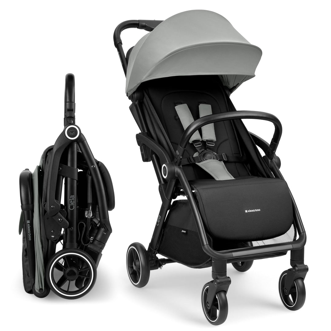 KikkaBoo Buggy Kinderwagen Reisebuggy CIELA, Bis 22 kg, Leicht (7,1 kg), One-Hand-Faltbar, Atmungsak