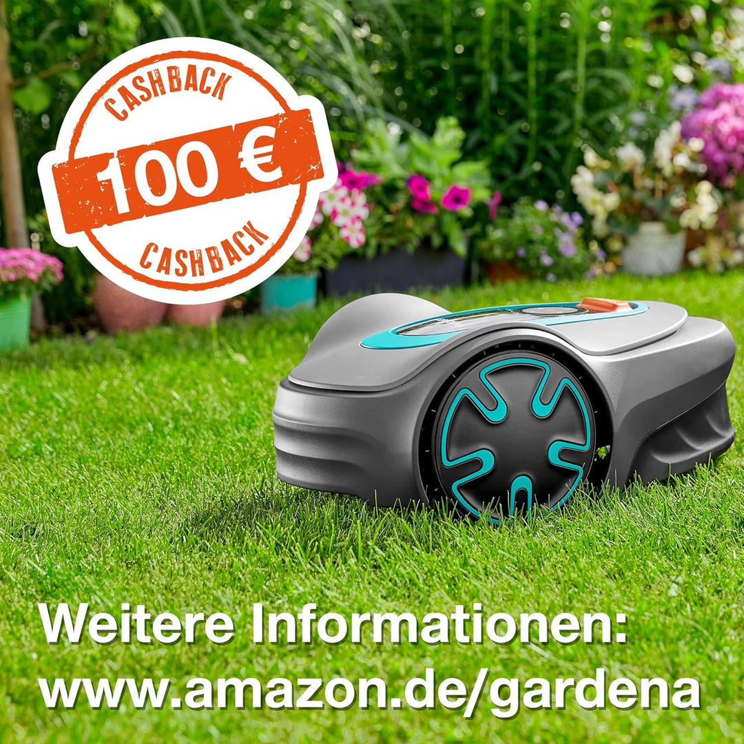 Gardena SILENO life: Mähroboter für Rasenflächen bis 750 m², Bluetooth-App bedienbar, Easy-Passage-F