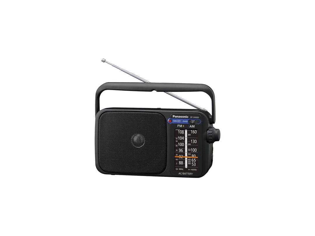 Panasonic rf-2400dej-k Tragbares Radio, Schwarz