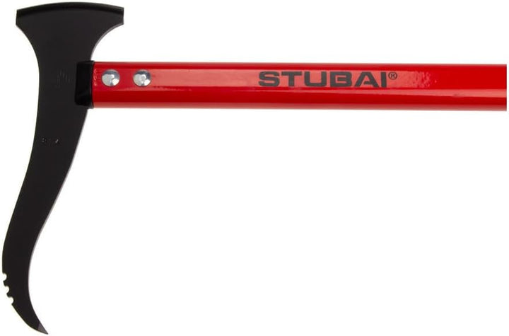 Stubai 674245 Handsappel mit Schneide/Alustiel gerade 550 mm, Schwarz/rot, 28 x 13 x 13 cm, 550 mm