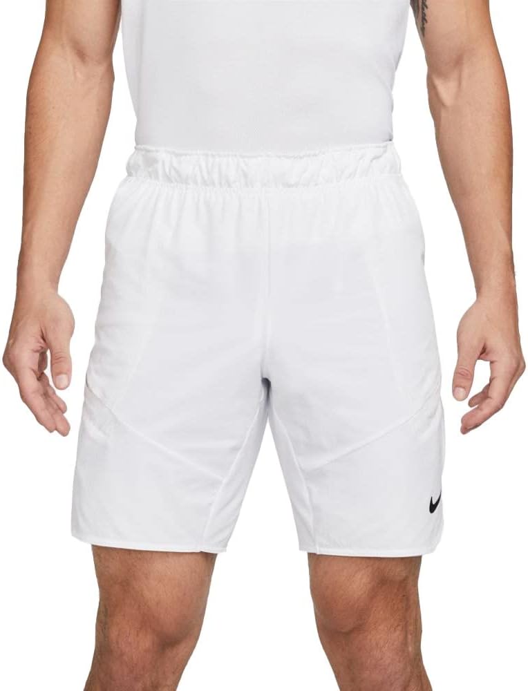 Nike Herren Short Nikecourt Dri-fit Advantage XS White/Black, XS White/Black