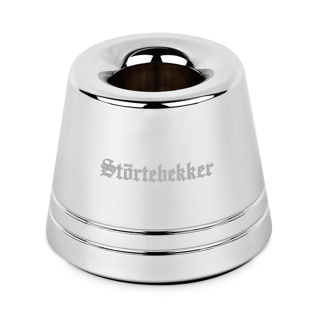 Störtebekker® Premium Rasierständer 'Hamburg' aus Edelstahl in Silber - geeignet für (Störtebekker®)