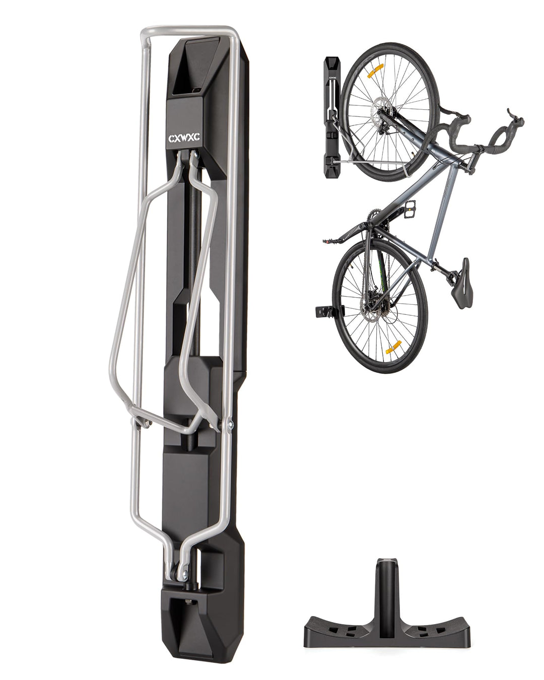 CXWXC Fahrrad Wandhalterung, Schwenkbare Fahrrad Aufhängen Wand für Garage