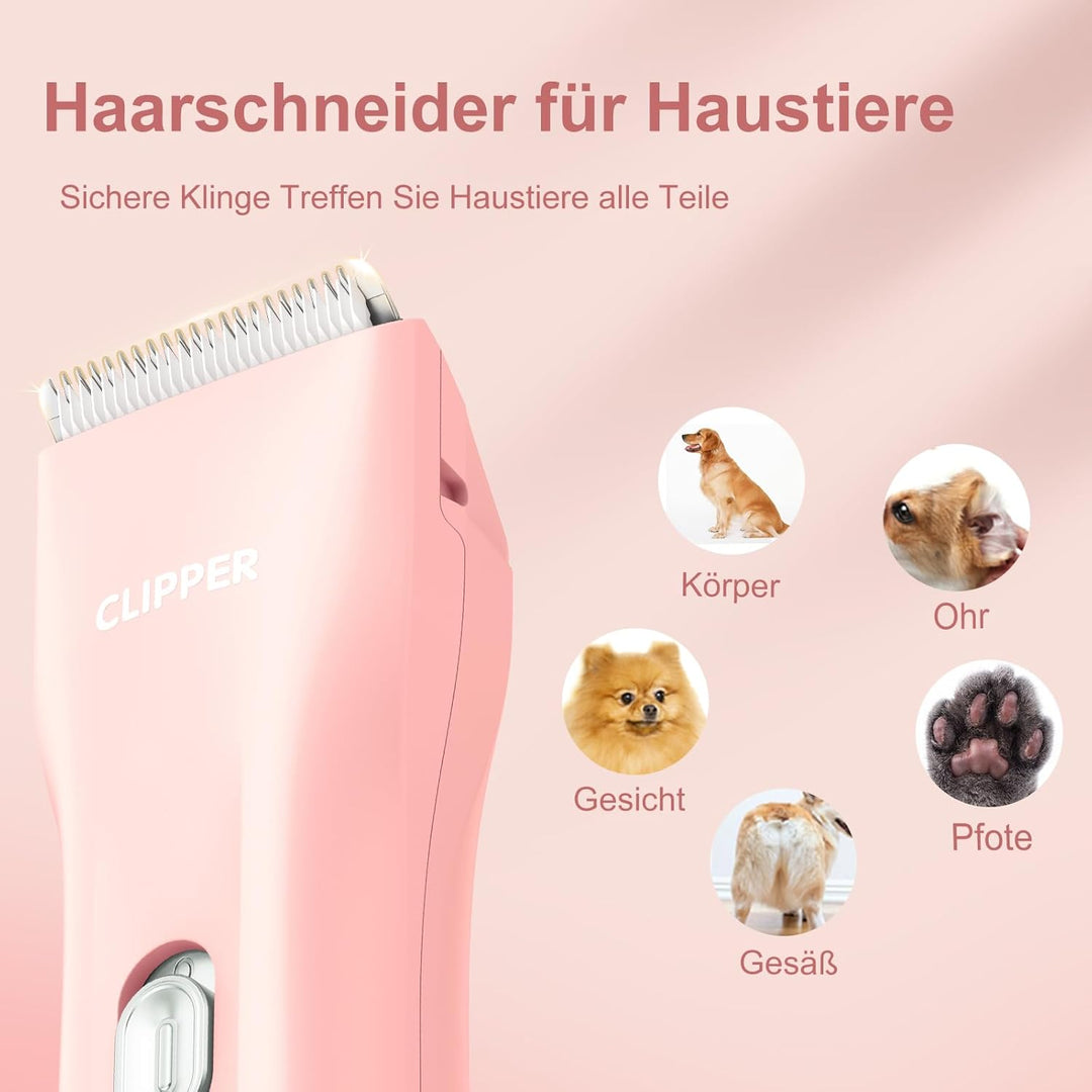 Professionelle Hundeschermaschine für dickes Fell, Schnurlos Katzen-Hund-Pflegeset, Wiederaufladbare