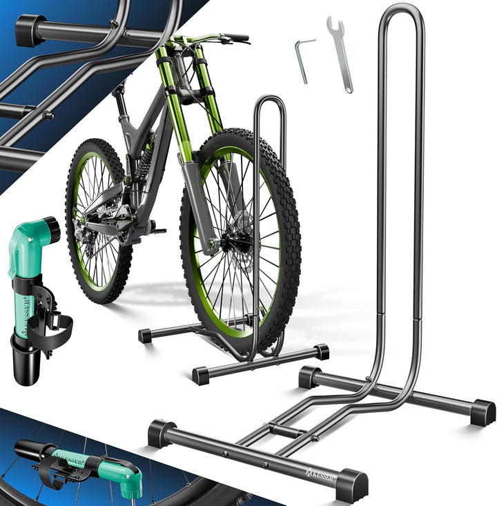 KESSER® Fahrradständer Boden einzeln für Mountainbike, E-Bike, Citybike, Rennrad, MTB | Fahrrad Mont