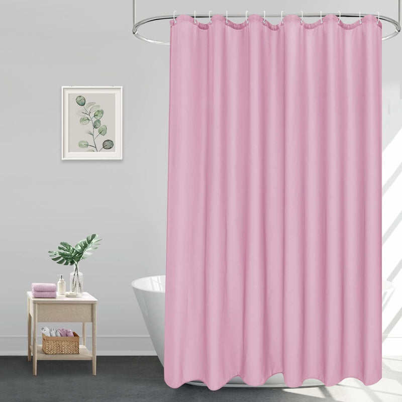 EurCross 180x200 Duschvorhang Rose Wasserdicht Anti-Schimmel Badevorhang,Textil Vorhänge aus Stoff,