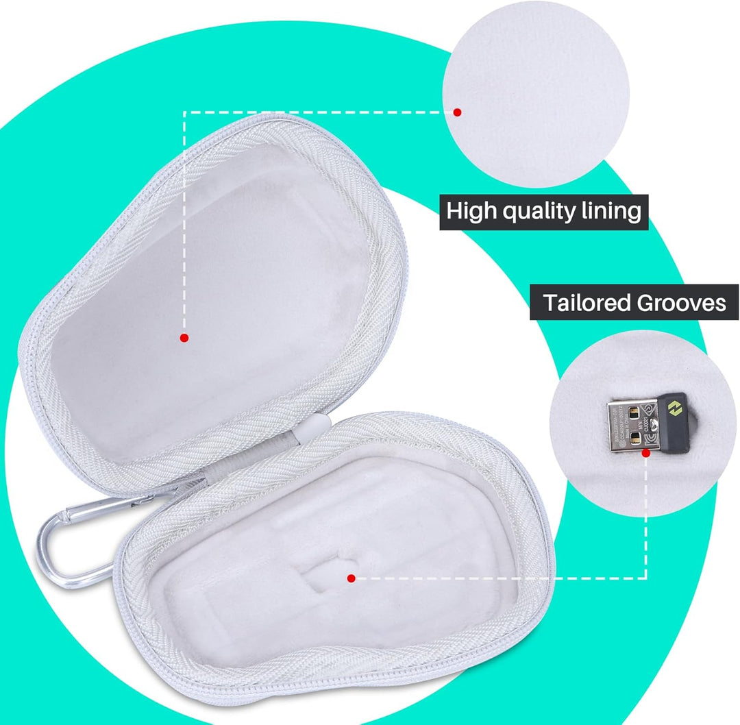 Hart Reise Schutz Hülle Etui Tasche für Logitech MX Master 4 / MX Master 3S / MX Master 3 / MX Matse