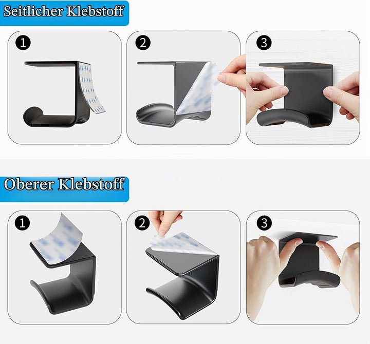 Cozycase Universal Headset Halterung Tisch - 2 Stück Kopfhörer Halter Wandhalterung Holder mit stark