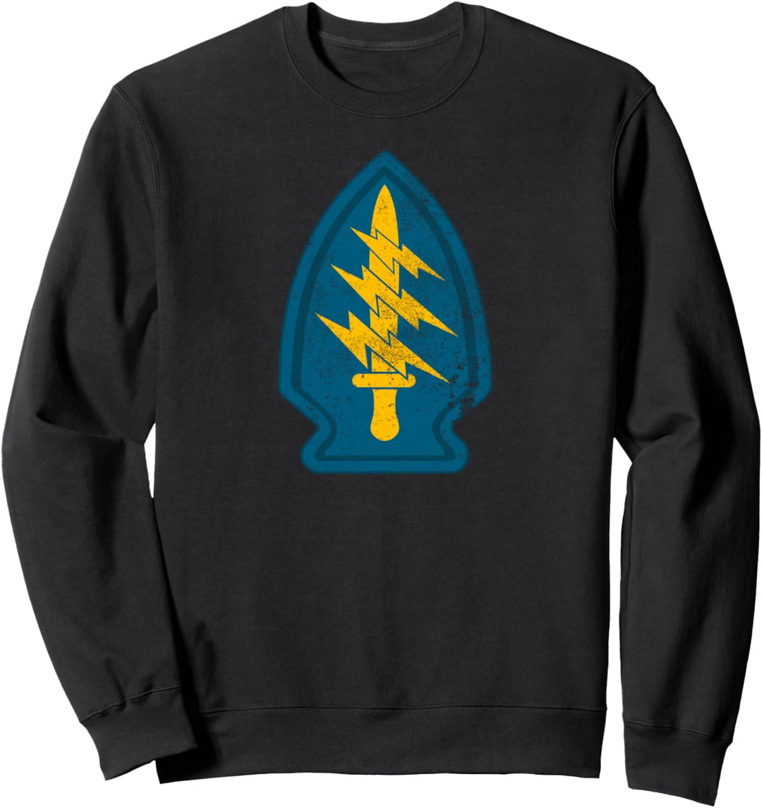 1st Special Forces (Airborne) Patch (distressed) Sweatshirt