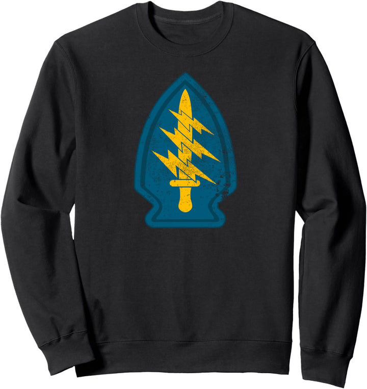 1st Special Forces (Airborne) Patch (distressed) Sweatshirt