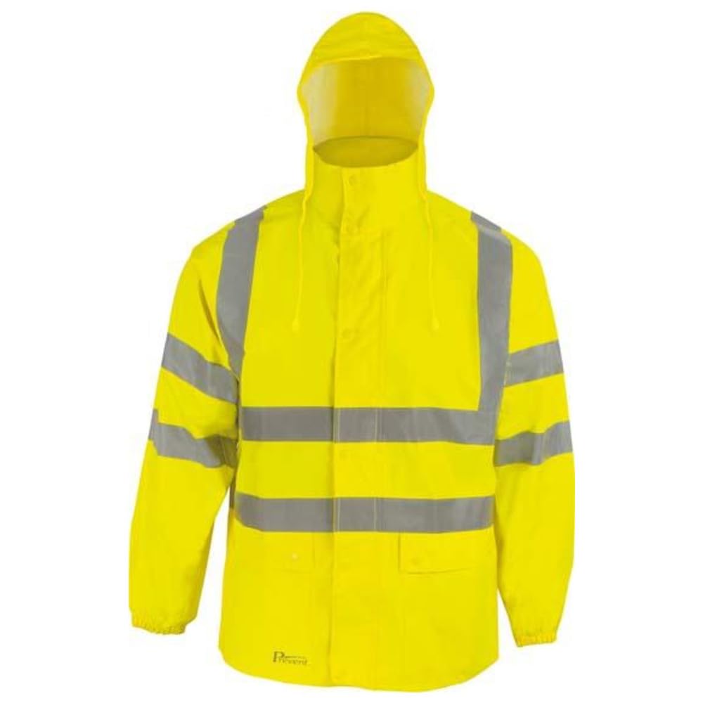 Prevent Warnschutz-Regenjacke RJG, leuchtgelb, Gr. 3XL 3XL-6XL, 3XL-6XL