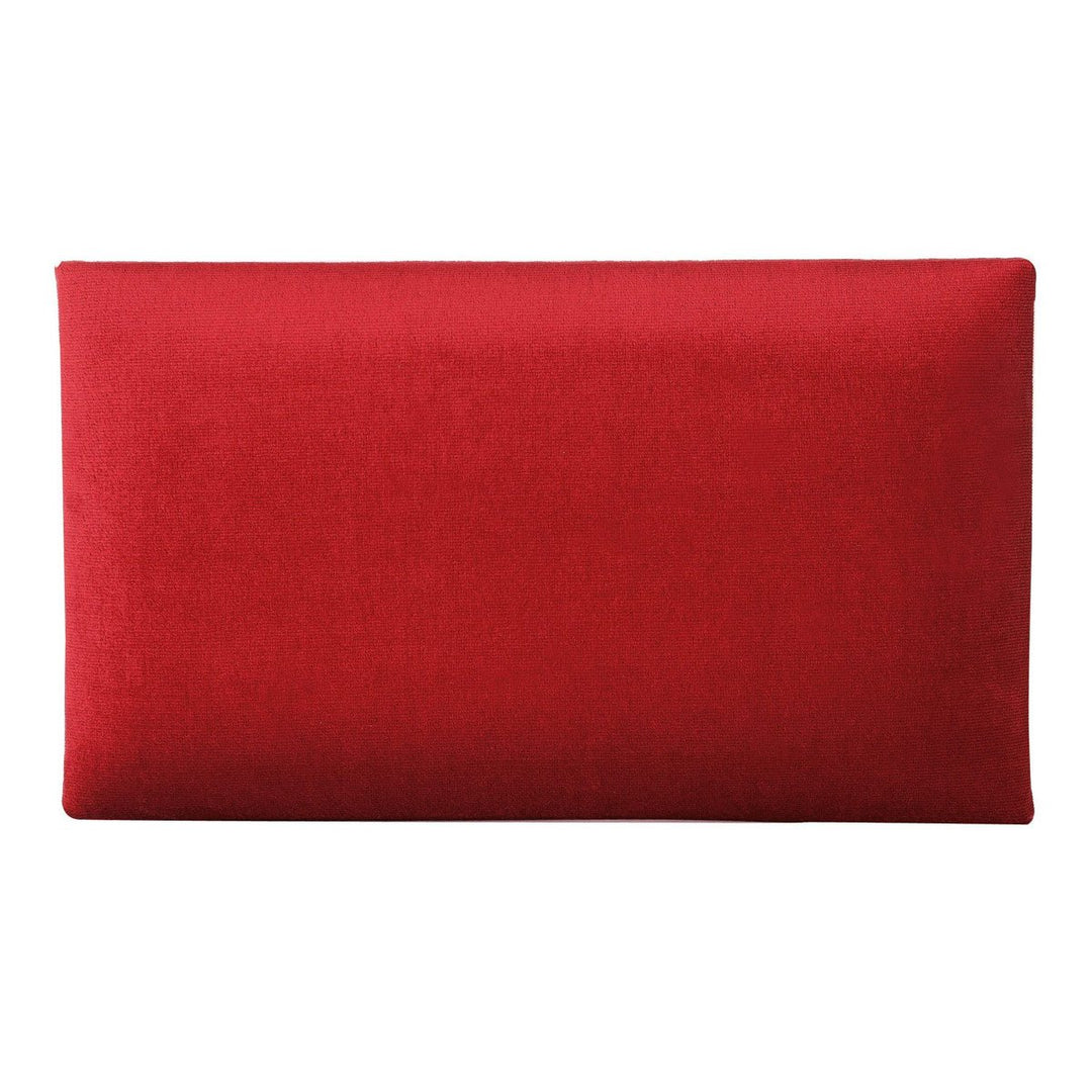Unbekannt K&M 13802 Sitzpolster Rot - Samt-Polstersitz mit breiter Sitzfläche für K&M Keyboard- und