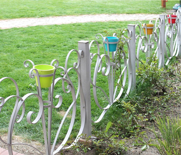 Pfosten aus Aluminium Gartenzaun 80 cm Zaunelemente Aluzaun Alu Pfosten, Pfosten