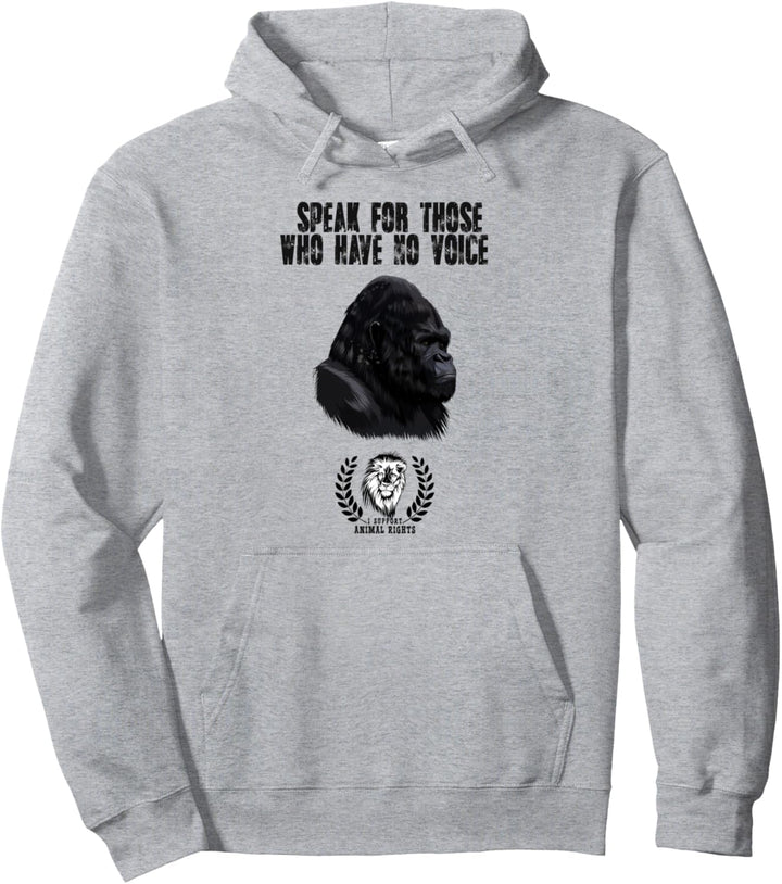 Gorilla, Tierschutz, I Support Animal-Rights Pullover Hoodie