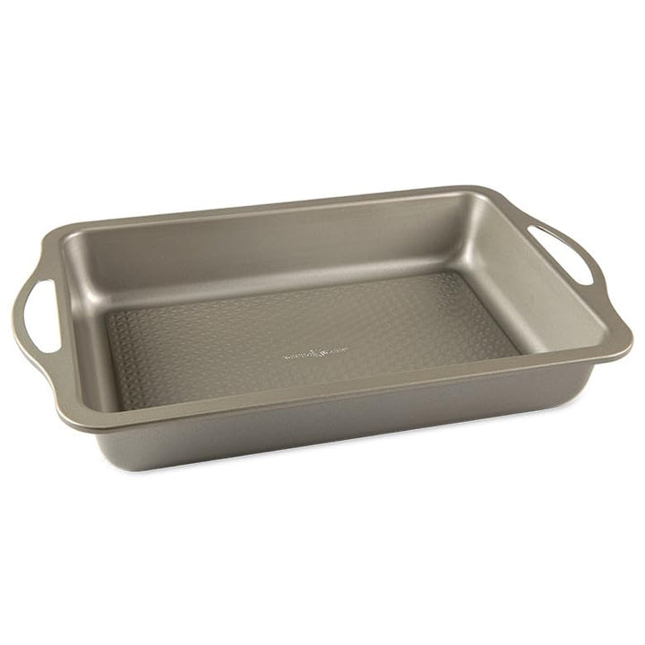 Nordic Ware Rechteckige Kuchenform, Steel PFOA-Free nonstick, Silver, 9x13 9x13 Rectangle, 9x13 Rect