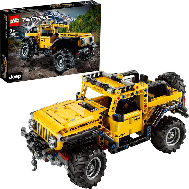 LEGO 42122 Technic Jeep Wrangler, 4x4-Spielzeugauto, Modellbausatz, Offroad-Geländewagen, Geschenkid
