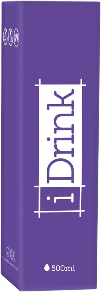 I-Drink - Thermoflasche aus Stahl 350/500/750/1000 ml (500 ml, Violett)