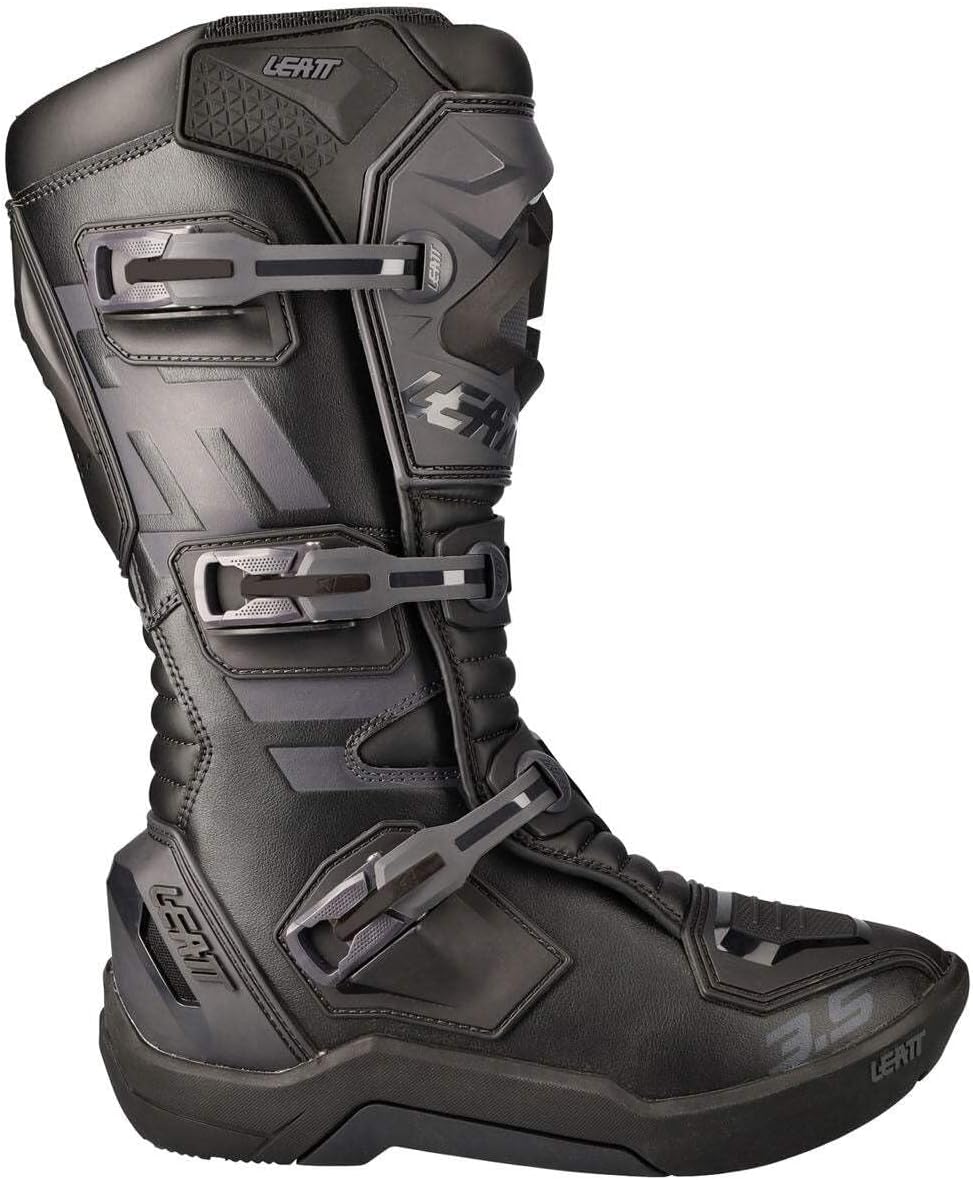 Leatt Motocross-Stiefel 3.5 Schwarz 44.5 EU Schwarz, 44.5 EU Schwarz