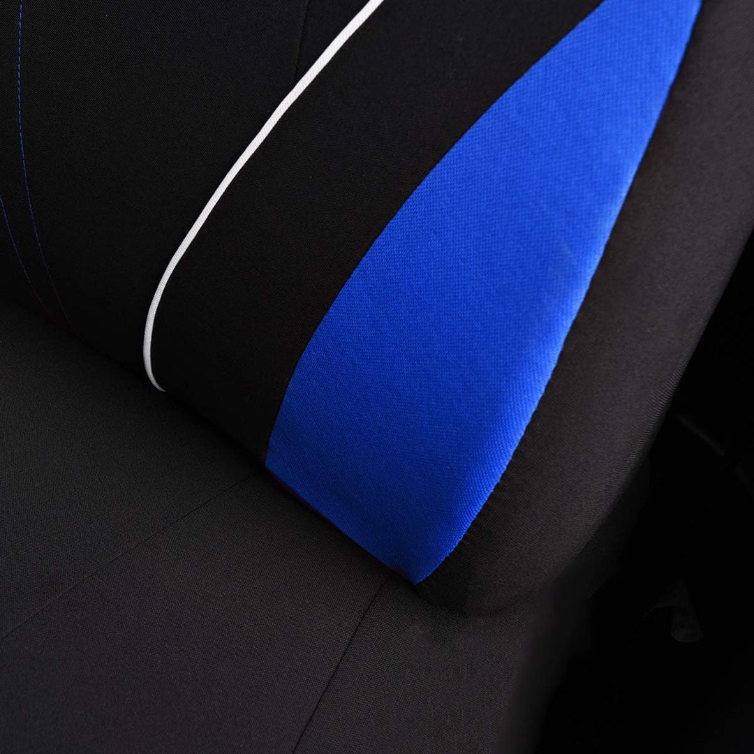 Flying Banner Universal atmungsaktive Netzstoff-Autositzbezüge, komplettes Set Airbag-kompatible Kis