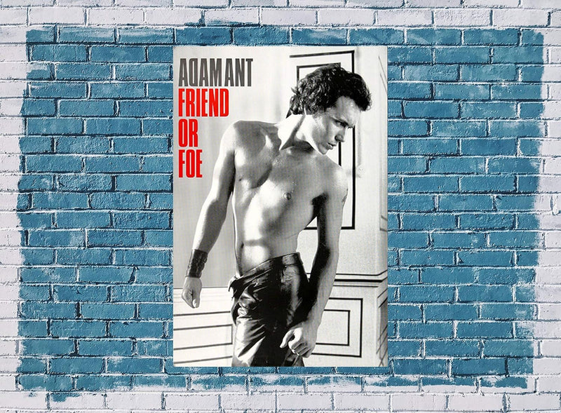 Adam Ant - Friend or Foe, 1982 » Konzertplakat/Premium Poster | Live Konzert Veranstaltung | DIN A1