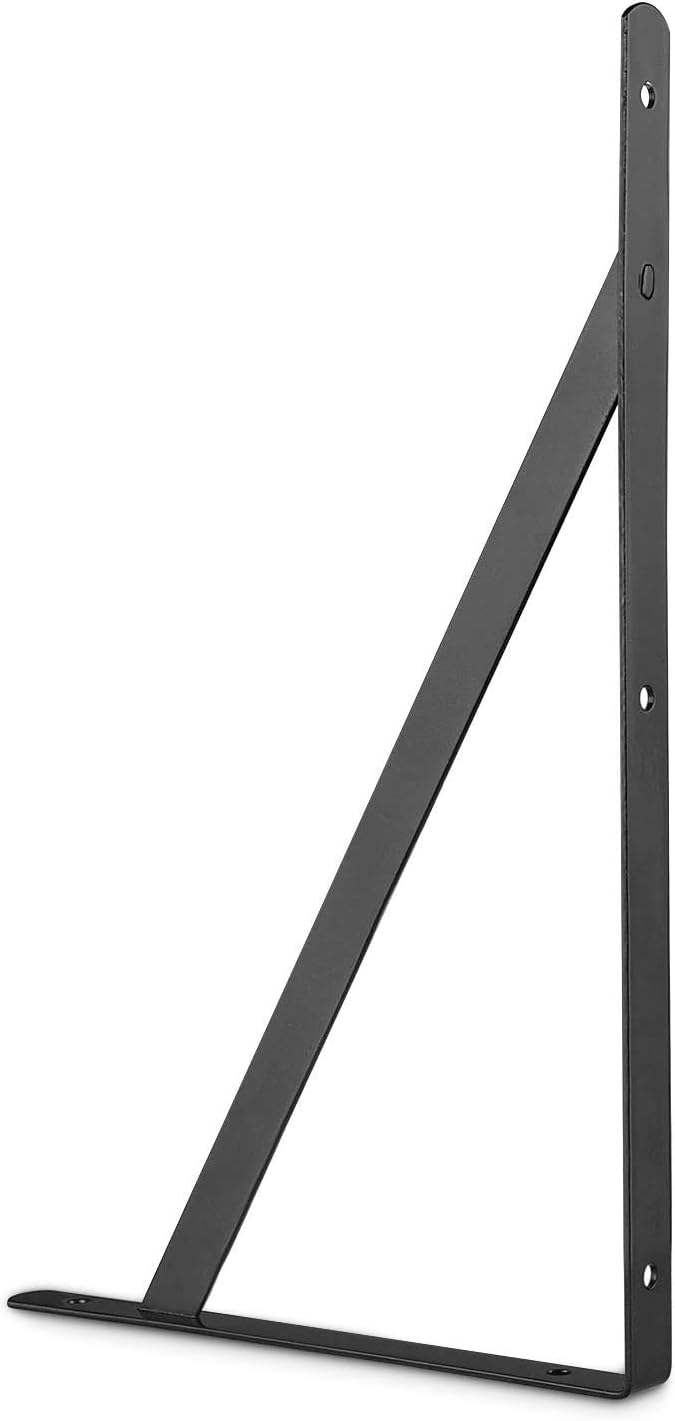 STARVAST 10 Stück Regalhalterungen Schwerlast, 90 Grad Wand-Winkel Regalhalterung Metall Regalträger