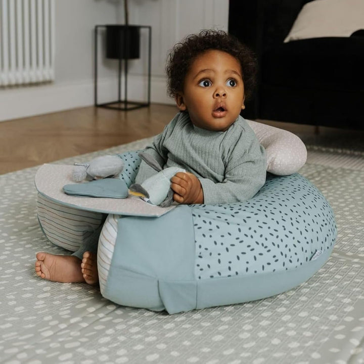 Nuby - Animal Adventures Sit-Me-Up Baby Sitz – Aufblasbarer Bodensitz für Baby zum Spielen und Sitze