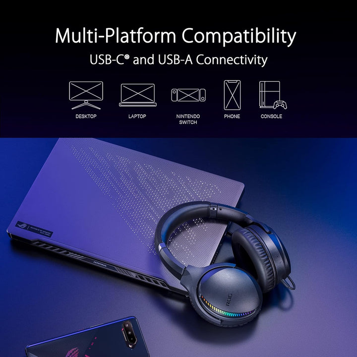 ASUS ROG Fusion II 300 – High Resolution ESS 9280 Quad DAC™ – Immersiver 7.1 Sound, Mikrofon mit Ant