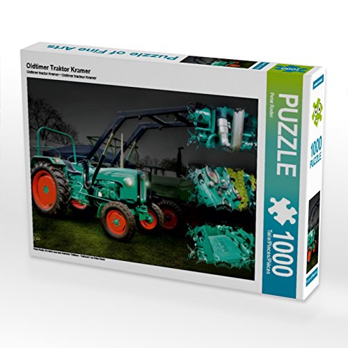 CALVENDO Puzzle Oldtimer Traktor Kramer 1000 Teile Lege-Grösse 64 x 48 cm Foto-Puzzle Bild von Peter