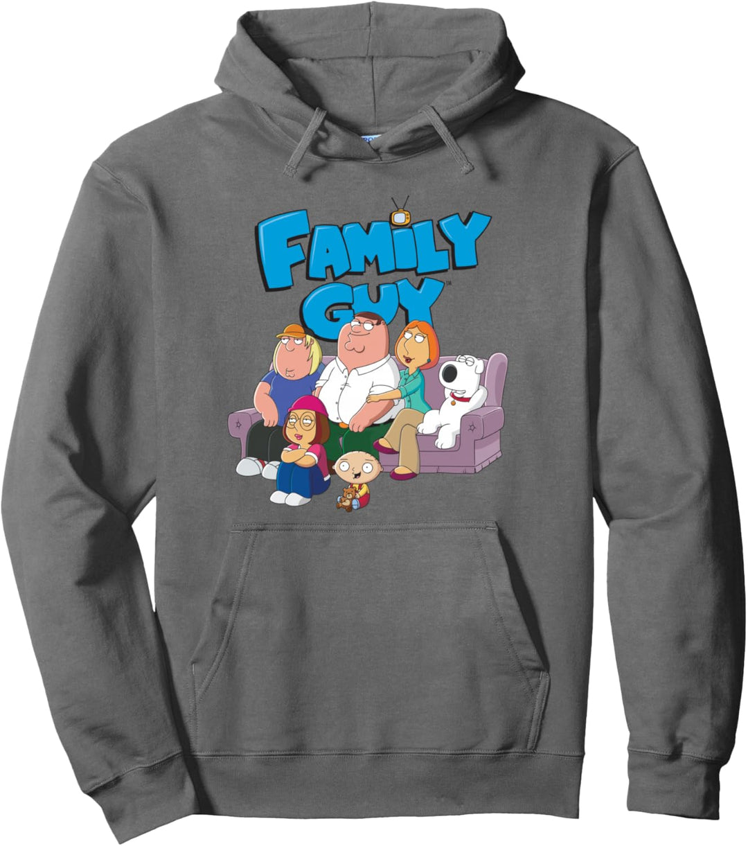 Family Guy Familie mit Logo Pullover Hoodie