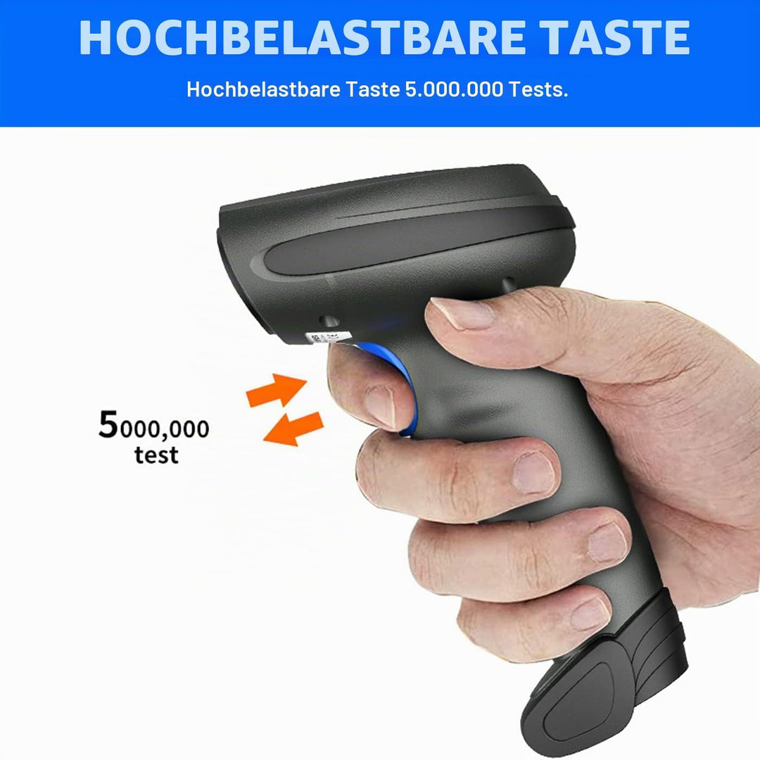 LENVII Handheld 2D QR Barcode Scanner,Kabelgebundener 1D-CCD-Barcode-Leser, unterstützt das Scannen
