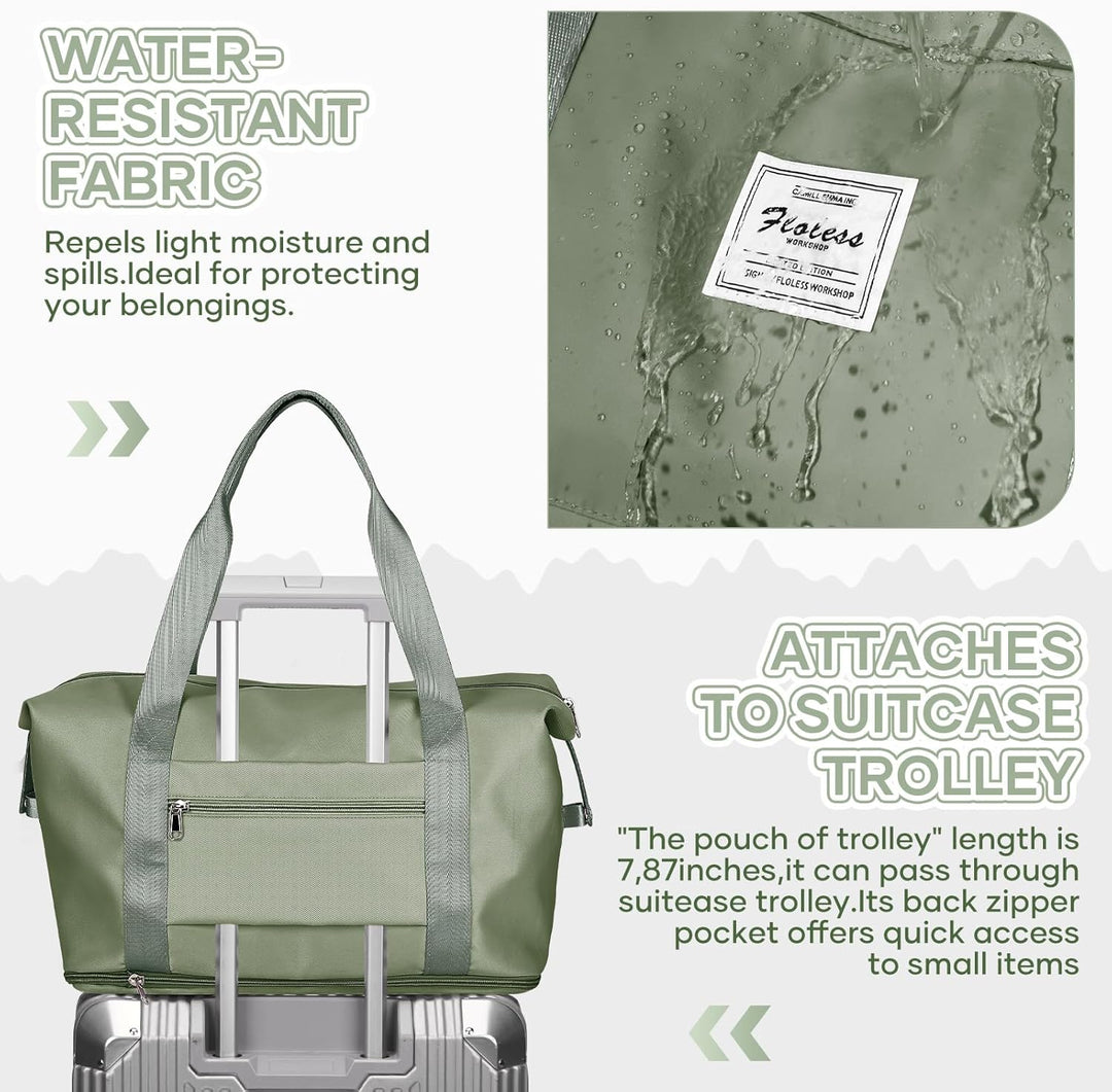 Reisetasche Damen Sporttasche 40x20x25 Ryanair Handgepäck Tasche Weekender Bag Schwimmtasche Wasserd