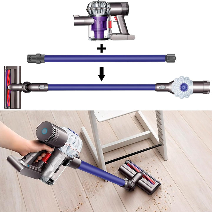 Italdos Teleskop-Schlauch, Verlängerung für Dyson V6 Animal, 73 cm, Schnellentriegelungsschlauch - B