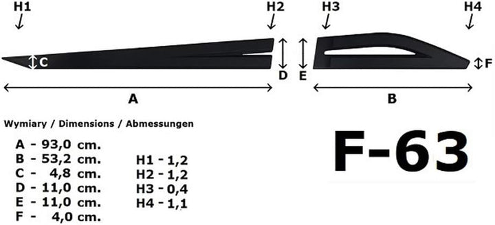 Spangenberg Seitenschutzleisten schwarz kompatibel mit Suzuki Across ab Baujahr 07.2020- F63