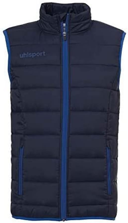 uhlsport Unisex Kinder Essential Ultra Lite Down Weste Kinder Weste 116 marine/azurblau, 116 marine/