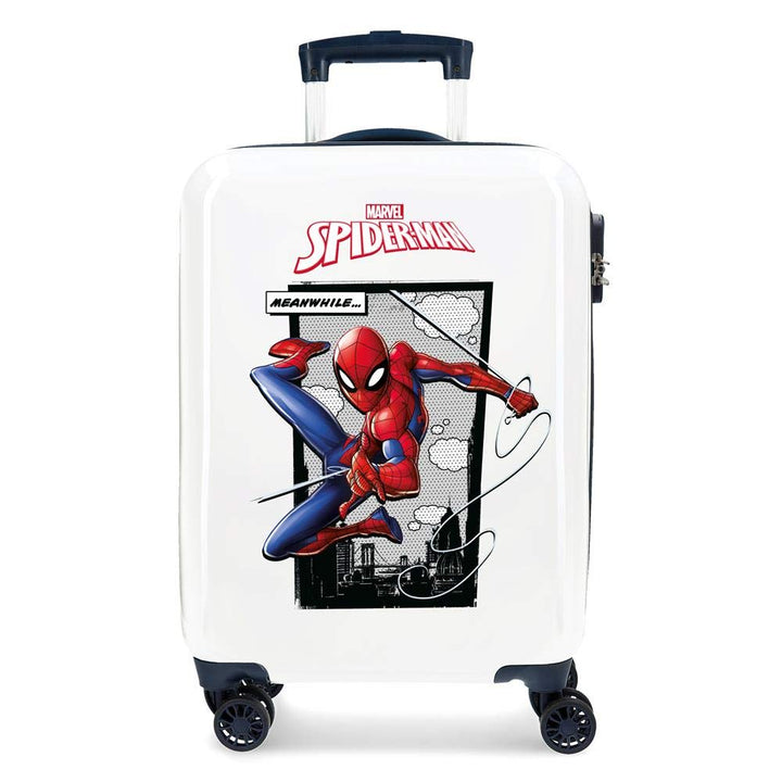 Marvel Spiderman Action Kabinenkoffer Blau 37x55x20 cms Hartschalen ABS Kombinationsschloss 34L 2,6K