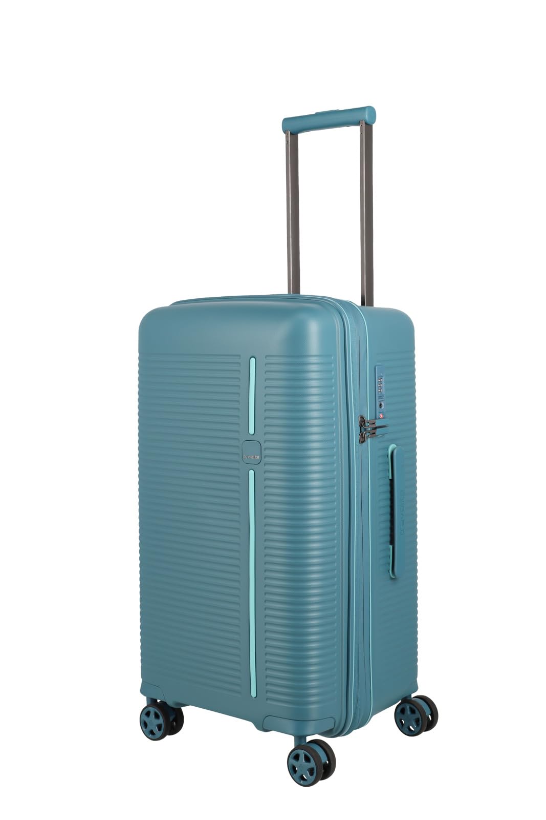 Travelite 4-Rad Hartschalenkoffer mittelgross 74 Liter, Trunk Koffer, Gepäck Serie Roomer: Hartschal